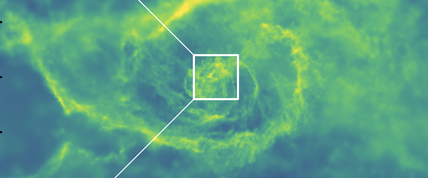 How galaxies feed supermassive black holes