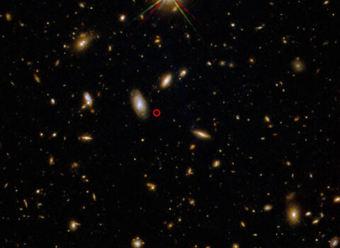 A broader view of GRB 211211A’s location (Surprise kilonova upends established understanding of long gamma-ray bursts)