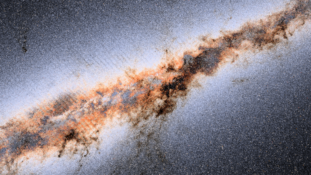 Firefly visualization of the ESA Gaia DR3 dataset