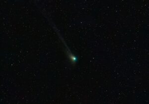 Astrophysics graduate student Imran Sultan captured this image of the comet on January 19.