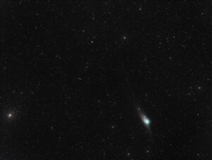 Astrophysics graduate student Imran Sultan captured this image of the comet on January 22.