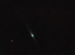 Astrophysics graduate student Imran Sultan captured this image of the comet on January 23.