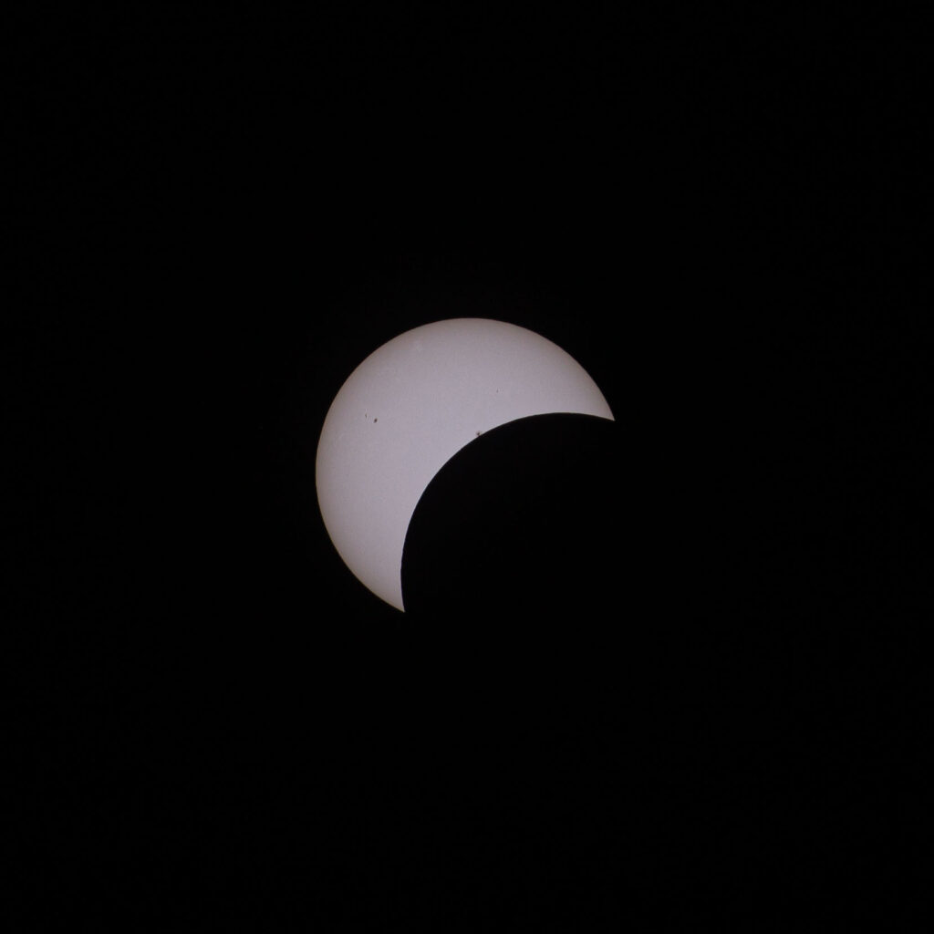 Partial Solar Eclipse from Indiana