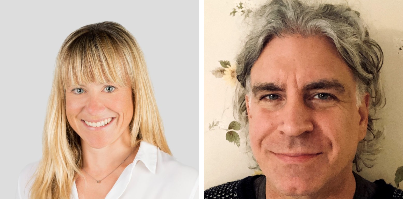 Left: a headshot of Francesca Valsecchi, Right: A headshot of Angus Forbes
